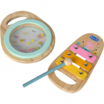 Eichhorn Peppa Pig Wooden Music Set Musical Instrument (2 Pieces)