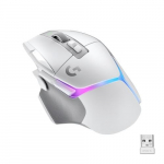 Logitech G502 X Plus LIGHTSPEED Wireless Gaming Mouse, RF Wireless, 25600 DPI, White