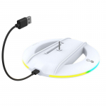 iPega P5S025S Vertical Stand with RGB for PS5 Slim/PS5 Pro White