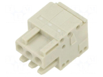 Connector: pluggable terminal block | plug | female | 10A | straight