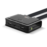 L&uuml;liti Lindy 2-pordiline DP 1.2 USB-C KVM