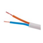 Elektrikaabel H03VV-F OMY 2x1mm2 300V ELEKTROKABEL White 100m