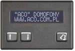 ACO CDN-230E ST (W) Elektroniczny spis lokator&oacute;w stal