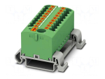 Splice terminal: rail | 24A | 690V | push-in | PA | 0.14&divide;4mm2 | W: 56.5mm
