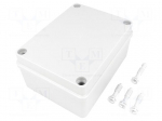 Enclosure: multipurpose | X: 110mm | Y: 150mm | Z: 70mm | grey | IP65