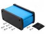 Enclosure: multipurpose | X: 115.1mm | Y: 69mm | Z: 51.6mm | aluminium