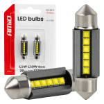 Autolambid, Mootorratta ja traktori valgustid // Autolambid, Mootorratta ja traktori valgustid // Żar&oacute;wki led canbus 39mm 2525 6smd białe 12v 24v amio-05008