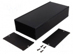 Enclosure: with panel | TUF | X: 105mm | Y: 220mm | Z: 52mm | aluminium