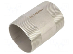 Splice terminal: connector pipe | stainless steel AISI 316L