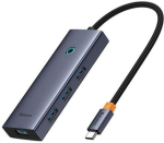 Converter Baseus USB-C x HDMI4K@60Hz+4xUSB 3.0+PD