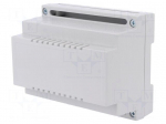 Enclosure: for DIN rail mounting | Y: 89mm | X: 107mm | Z: 65mm | ABS