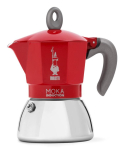 Bialetti Moka Induktion Moka pot 0.28 L Red, Stainless steel