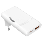 Akyga USB Ladeger&auml;t 65 W USB-C&reg;, USB-A Wei&szlig; Headphones, Mobile phone, Tablet, Telephone, Universal, Portable speaker, Portable printer, Portable gaming console, Netbook, Laptop, Mobile computer White AC Fast charging Auto