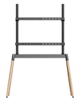 TV SET ACC FLOOR STAND 55-86"/BLK/WOOD TVS-86F-01-BK GEMBIRD
