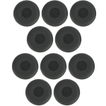 Jabra 14101-46 ādas imitācijas ausu spilventiņi Evolve austiņām, 10 gab., melni