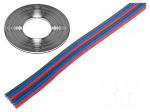 Wire: ribbon | stranded | Cu | 6x0,35mm2 | unshielded | PVC | 150V | 50m