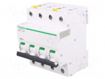 Circuit breaker | 400VAC | Inom: 16A | Poles: 4 | DIN | Charact: D | 6kA
