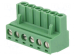 Pluggable terminal block | 5.08mm | ways: 6 | straight | plug | female
