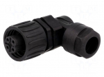 Connector: circular | plug | PIN: 4 | female | screw terminal | 400V | 16A