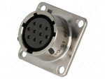 Connector: circular | PT | socket | female | PIN: 10 | external bayonet