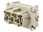 Connector: HDC | contact insert | female | C146 | PIN: 10 | 10+PE | 16A