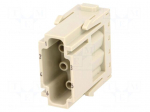 Connector: HAN | module | male | Han Modular E | PIN: 6 | w/o contacts