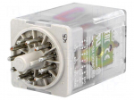 Relay: electromagnetic | 3PDT | Ucoil: 220VDC | 10A | max.250VAC