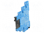Relay: interface | SPST-NO | Ucoil: 24VDC | 2A | 2A/24VDC | Mounting: DIN