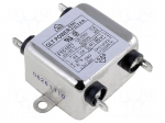 Filter: anti-interference | 250VAC | Cx: 100nF | Cy: 3.3nF | 1.2mH | 10M&Omega;