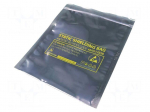 Protection bag | ESD | L: 254mm | W: 152mm | Thk: 75um | 100pcs | <10G&Omega;