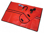 Portable service kit | ESD | 590x590mm | Thk: 0.6mm | Mat: vinyl | red