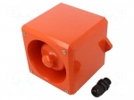 Signaller: sound | siren | 230VAC | 110dB(d=1m) | Series: YA50 | IP65