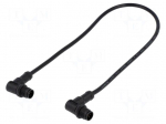 Cable: for sensors/automation | PIN: 5 | M12-M12 | 0.5m | plug | plug