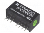 Converter: DC/DC | 6W | Uin: 18&divide;75V | 24VDC | Iout: 250mA | SIP8 | 4.8g