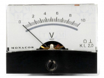 Voltmeter | analogue | on panel | VDC: 0&divide;10V | Class: 2 | &Oslash;37.5mm