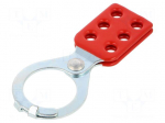 Lock off hasp | possibility to put 6 padlocks | L: 131.3mm
