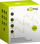 2 X Goobay LED dekoratiivn&ouml;&ouml;r, hele v&auml;rv soe valge, taimeriga
