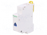 LED indicator | 110&divide;230VAC | for DIN rail mounting | Colour: blue