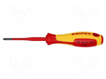 Screwdriver: insulated | slim | PlusMinus PH-type | PH1/SL | 1kVAC