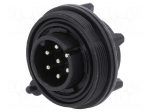 Connector: circular | socket | male | PIN: 7 | 5A | 250V | IP68 | UL94V-0
