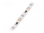 Programmable LED tape | RGBW | 5050 | LED/m: 60 | 12mm | white PCB | IP20