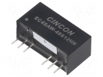 Converter: DC/DC | 5/6W | Uin: 18&divide;75VDC | Uout: 12VDC | Iout: 500mA | SIP8