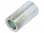 Spacer sleeve | 30mm | cylindrical | steel | zinc | Out.diam: 16mm