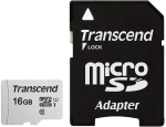 MEMORY MICRO SDHC 16GB W/ADAP/C10 TS16GUSD300S-A TRANSCEND