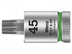 Socket: Torx&reg;-bit | TX45 | 3/8" | 38.5mm | Chrom-vanadium steel