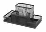 Lauaorganisaator FORPUS, metallik, 15.3x10.3x10cm, must