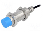 Sensor: inductive | OUT: PNP / NO | 0&divide;12mm | 10&divide;30VDC | M18 | 2m | IP67