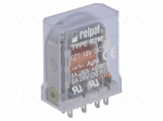 Relay: electromagnetic | DPDT | Ucoil: 12VDC | Icontacts max: 10A