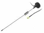 Antenna | GSM | 2dBi | vertical | magnet | 50&Omega; | 824&divide;960MHz,1710&divide;2170MHz