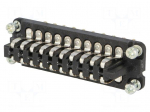 Connector: HDC | contact insert | male | 10A | 25V | Staf&reg; | PIN: 20